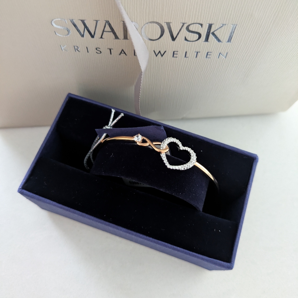 Swarovski Gold Heart Bracelet